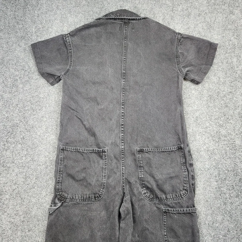 We The Free Coverall Jumpsuit Womens XS Black Short Sleeve Boho - Picture 4 of 16